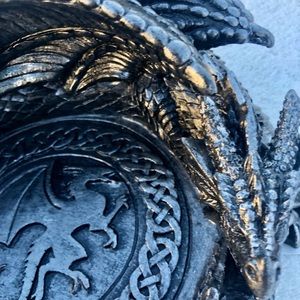 Dragon Coasters Flying Goth Holder -3 Coaster Set